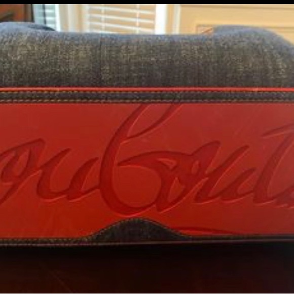 Large Christian Louboutin denim tote - Picture 3 of 3